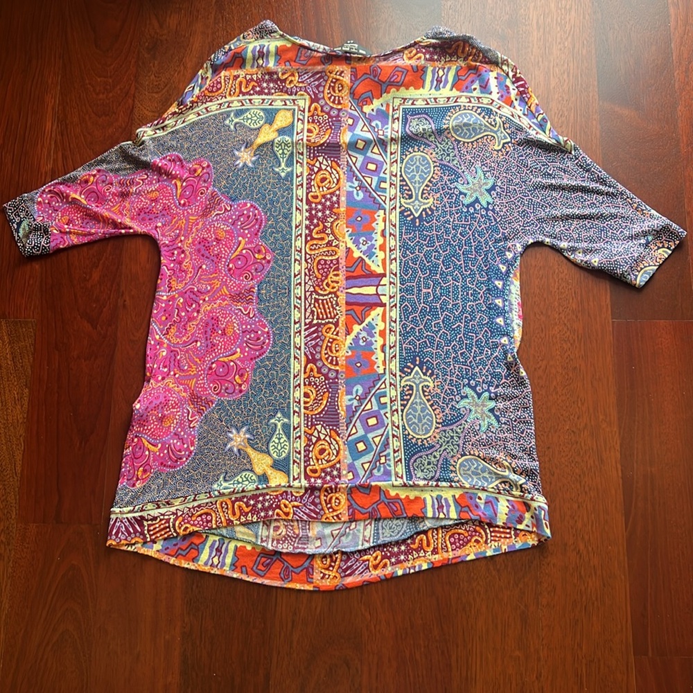 Etro Multicolor Patterned Women's Top pristine condition - Picture 7 of 8